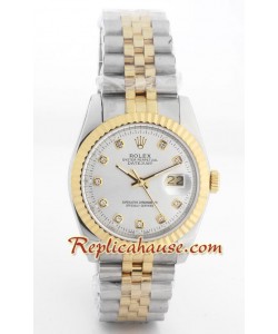 Rolex Replique Datejust Montre - Two Tone