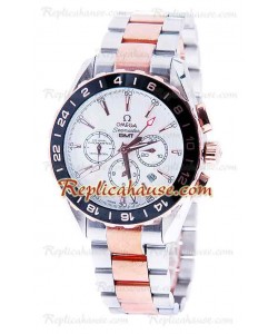 Omega Seamaster Aqua Terra GMT Chronograph Montre Replique