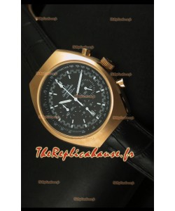 Chronographe coaxial Omega Speedmaster MARK II avec boîtier or rose