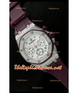 Audemars Piguet Royal Oak Femmes Chronograph Cadran Blanc