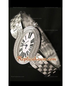 Delices De Cartier Femmes Replica Montre avec Diamants