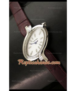 Delices De Cartier Femmes Replica Montre avec Bracelet Marron