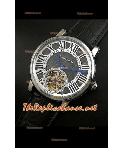 Cartier Calibre Japanese Tourbillon Montre Bracelet Noir
