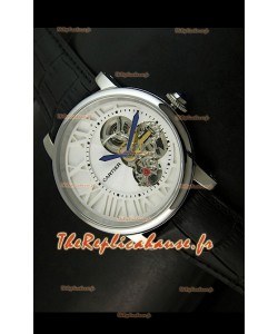 Rotonde De Cartier Cadran Love Reproduction Montre Japonaise - Boitier Acier Inoxydable