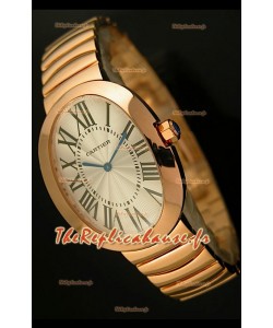 Cartier Baignoire Reproduction Montre Japonaise en Or Jaune