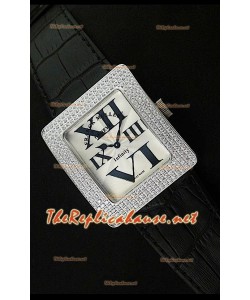Franck Muller Infinity Femmes Replica Montre avec Lunettes de Diamants