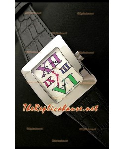 Franck Muller Infinity Femmes Replica Montre avec Heure en Chiffres Romains coloré