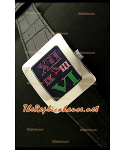 Franck Muller Infinity Femmes Replica Montre avec Chiffres Romains en Couleur