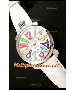 GaGa Milano Manuale Montre en Acier - 48 mm 