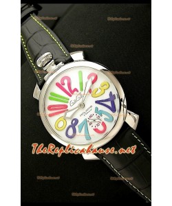 GaGa Milano Manuale Montre en Acier - 48 mm 