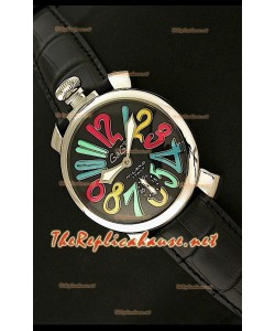 GaGa Milano Manuale Montre en Acier - 48 mm
