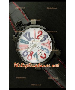 GaGa Milano Manuale Montre avec Boîtier PVD - 48 mm