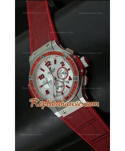 Hublot Big Bang Swiss Quartz Montre - 38MM en Rouge