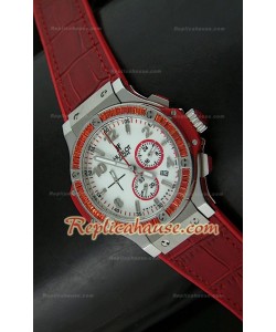 Hublot Big Bang Swiss Quartz Montre - 38MM en Rouge