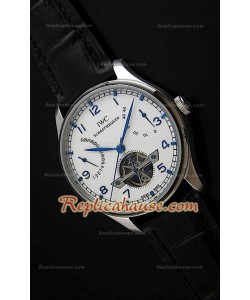 IWC Tourbillon Japanese Replica Montre avec Cadran Blanc