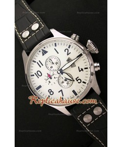 IWC Big Pilot Complications Steel Japanese Montre - 47 mm