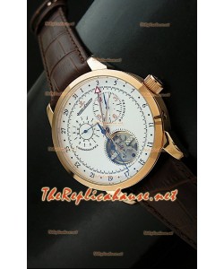 Jaeger LeCoultre Duometre Chronograph Montre en Or Rose