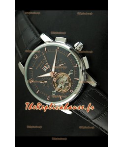 Mont Blanc Tourbillon Volant REPRODUCTION Montre Japonaise avec Cadran Noir