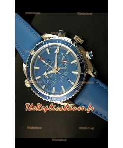Omega Seamaster The Planet Océan REPRODUCTION Montre Japonaise en Bleu