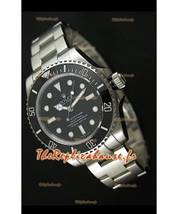 Rolex Submariner Reproduction Montre Suisse en Acier Inoxydable - Index Super Lumineux