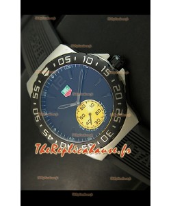 Tag Heuer Formula 1 Reproduction Montre Japonaise avec Mouvement Quartz - Cadran Tout Noir