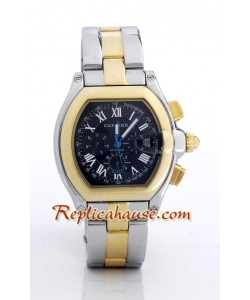Cartier Replique Roadster automatique - Two Tone Montre