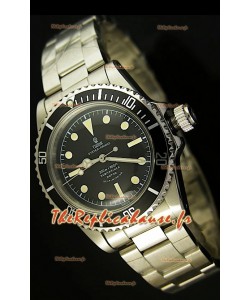 Tudor Submariner 5514 Style Vintage Pas de Date Montre Suisse - Copie Exacte Ultime 1:1
