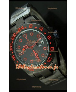 Rolex Explorer II Edition Bamford Stealth and Flame Bracelet en PVD Montre Reproduction