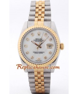 Rolex Replique Datejust Montre - Two Tone