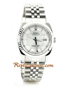Rolex Replique Datejust Silver Hommes Montre