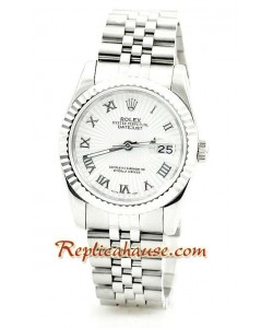 Rolex Replique Datejust Silver Hommes Montre