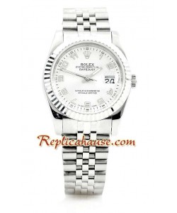 Rolex Replique Datejust Silver Hommes Montre