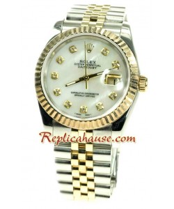 Rolex Datejust Two Tone Montre Replique