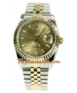 Rolex Datejust Two Tone Montre Replique