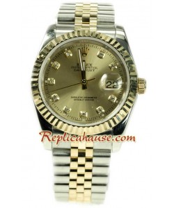 Rolex Datejust Two Tone Montre Replique