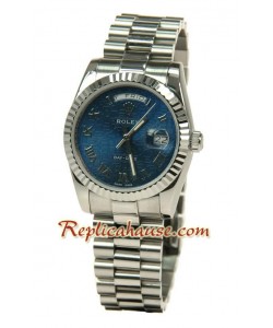 Rolex Replique Day Date-Silver Montre