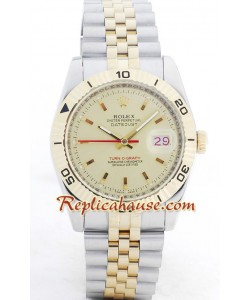 Rolex Replique DateJust - Turn O Graph - Two Tone