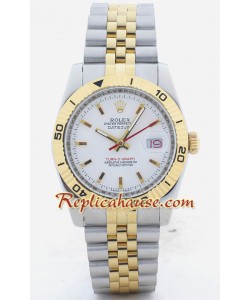 Rolex Replique DateJust - Turn O Graph - Two Tone