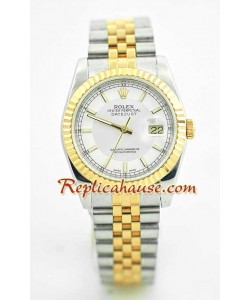 Rolex Replique Datejust Montre - Two Tone