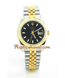 Rolex Replique Datejust Montre - Two Tone