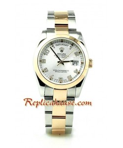 Rolex Replique Day Date Pink d' or Hommes Montre