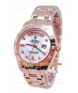 Rolex Day Date Blanc Perle Cadran Montre