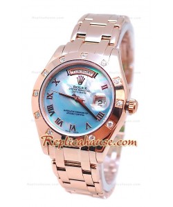Rolex Day Date Bleu Perle Cadran Montre
