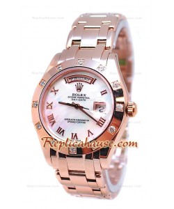 Rolex Day Date Blanc Perle Cadran Montre