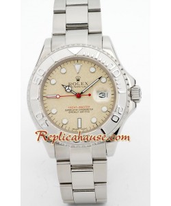 Rolex Replique Yacht Master - Silver - Hommes Size
