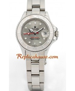 Rolex Replique Yacht Master Silver -Lady's