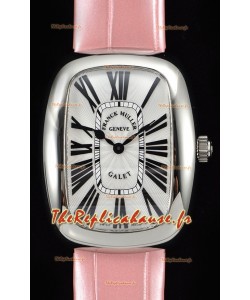 Franck Muller Galet Quartz montre réplique suisse pour les dames bracelet rose