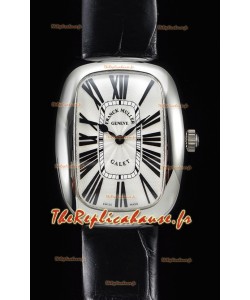 Franck Muller Galet Quartz montre suisse pour les dames bracelet noir