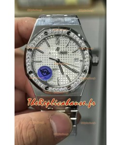 Audemars Piguet Montre Royal Oak 37MM cadran blanc en mouvement 3120 - Réplique 1:1