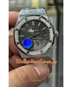 Audemars Piguet Royal Oak 37MM Montre cadran gris en mouvement 3120 - Réplique 1:1 